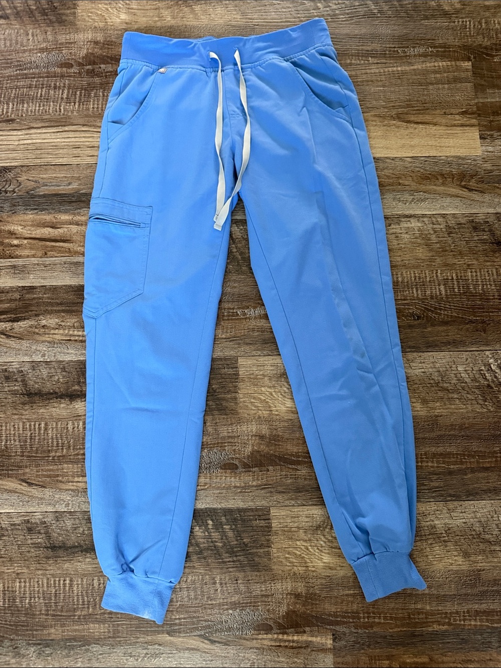 Figs Sky Blue Drawstring Jogger Pants